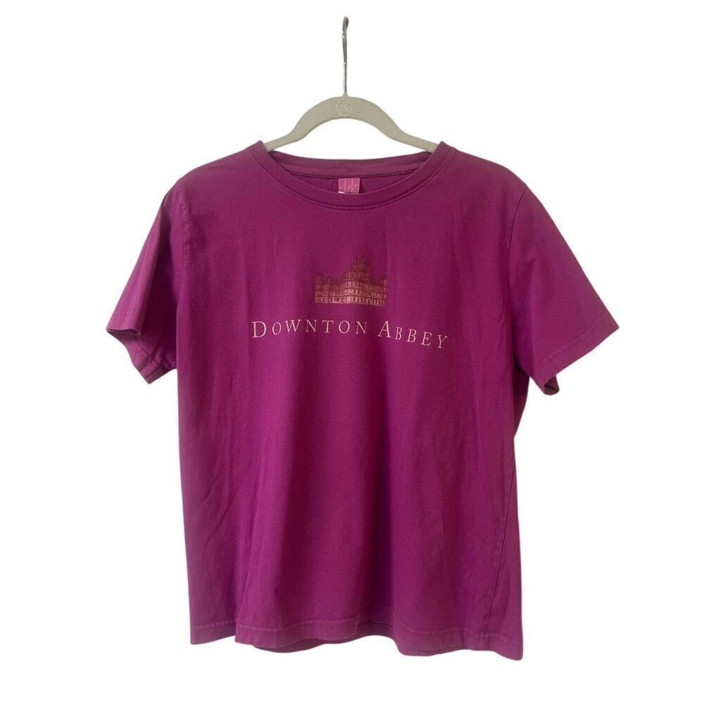 Downton Abbey LAT tee shirt pink size large